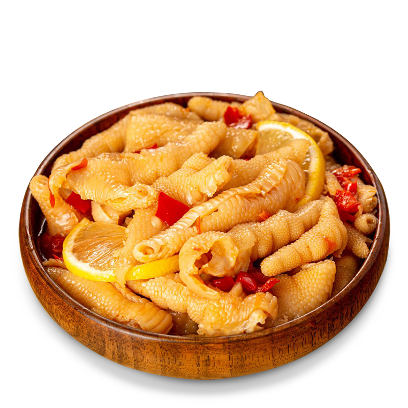 De-boned chicken feet